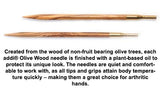 addi Olive Wood tips